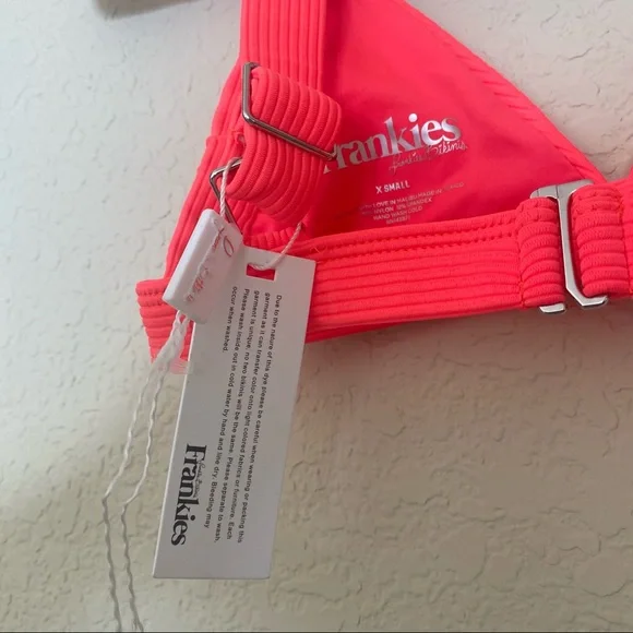 Frankie's Bikini's Georgia Ribbed Bikini Top - Picture 4 of 6